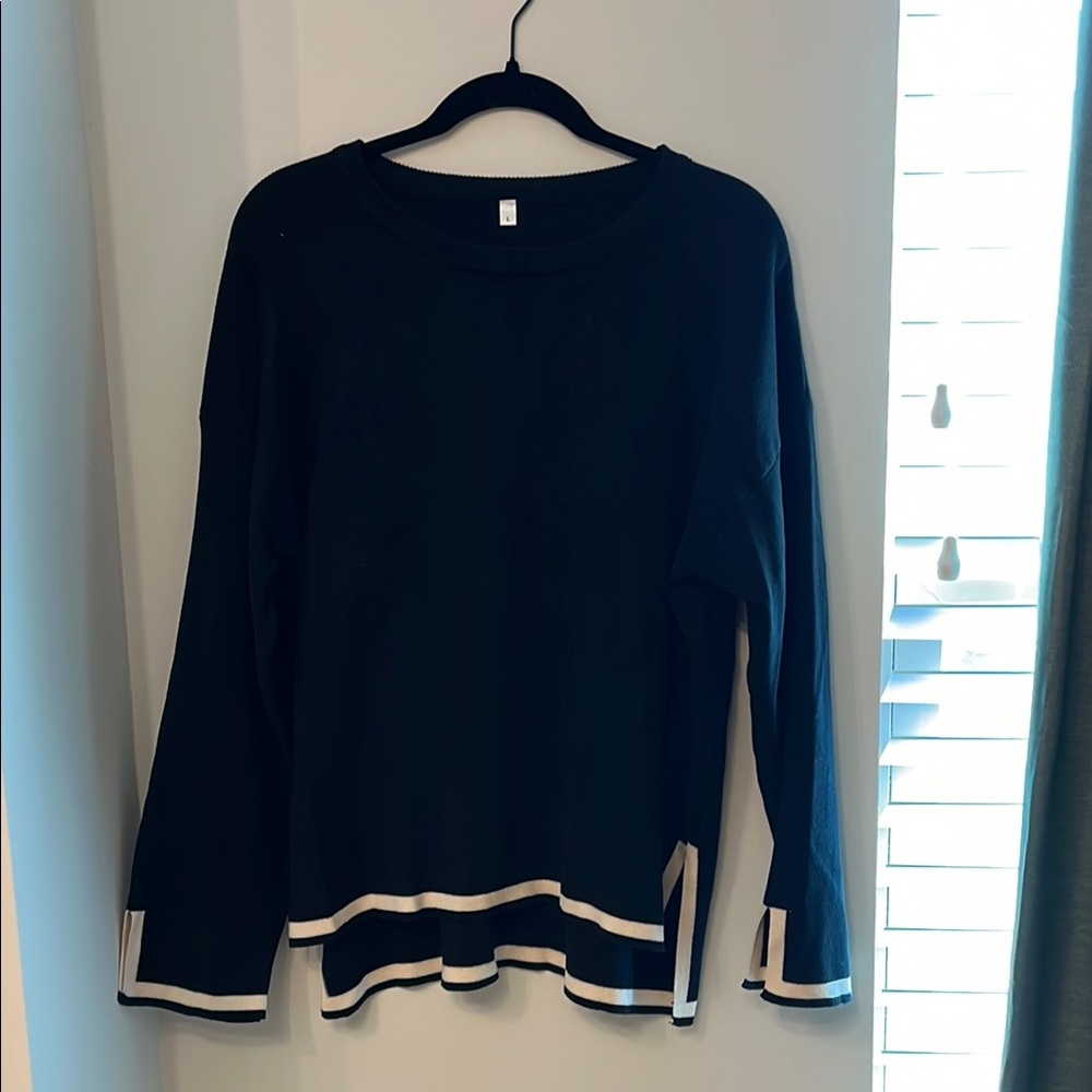 Black and White Women's Top